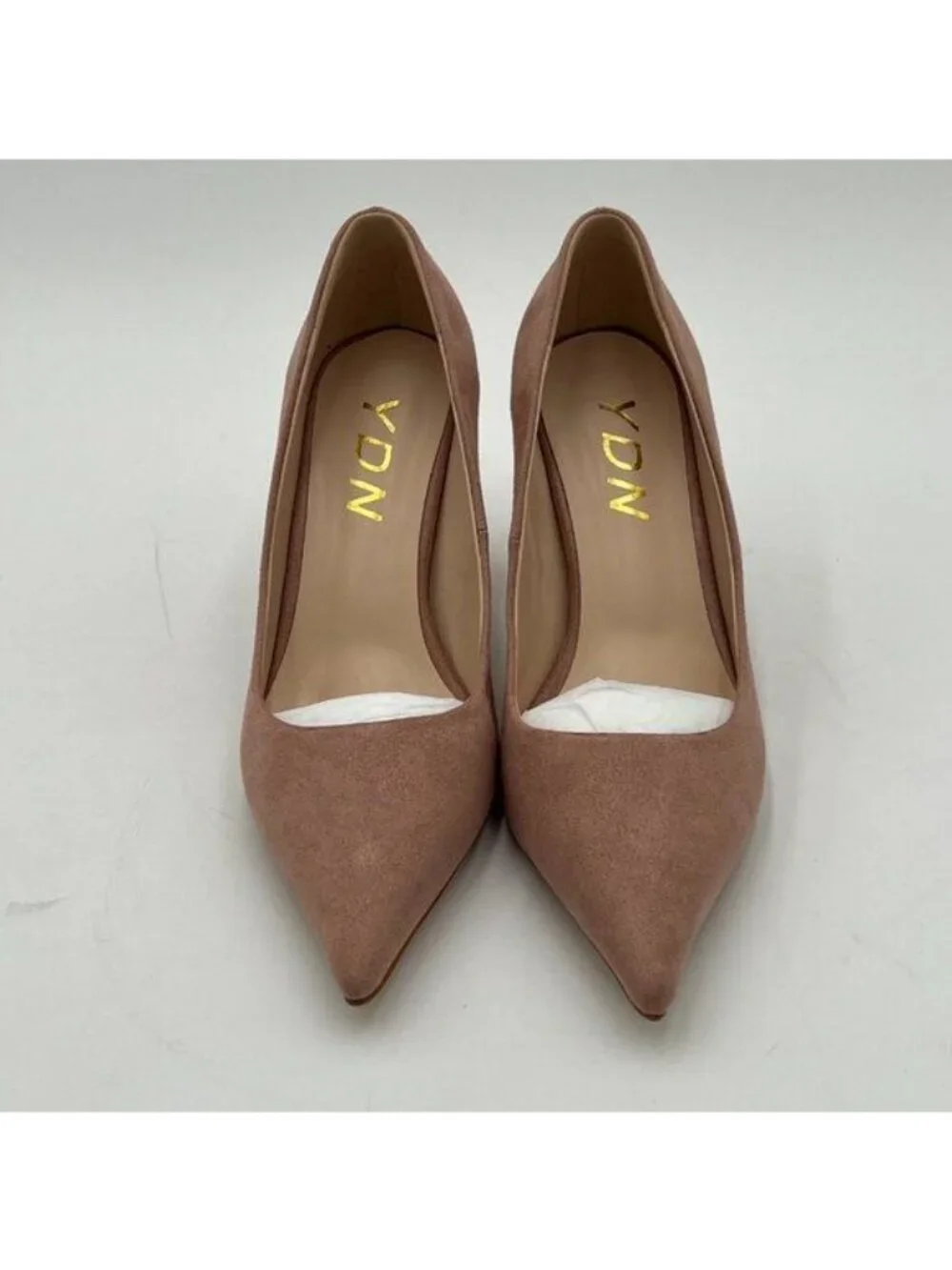 YDN Nude Pointed Toe Slip on Pumps Special High Heel Shoe Party Prom Dress Lady